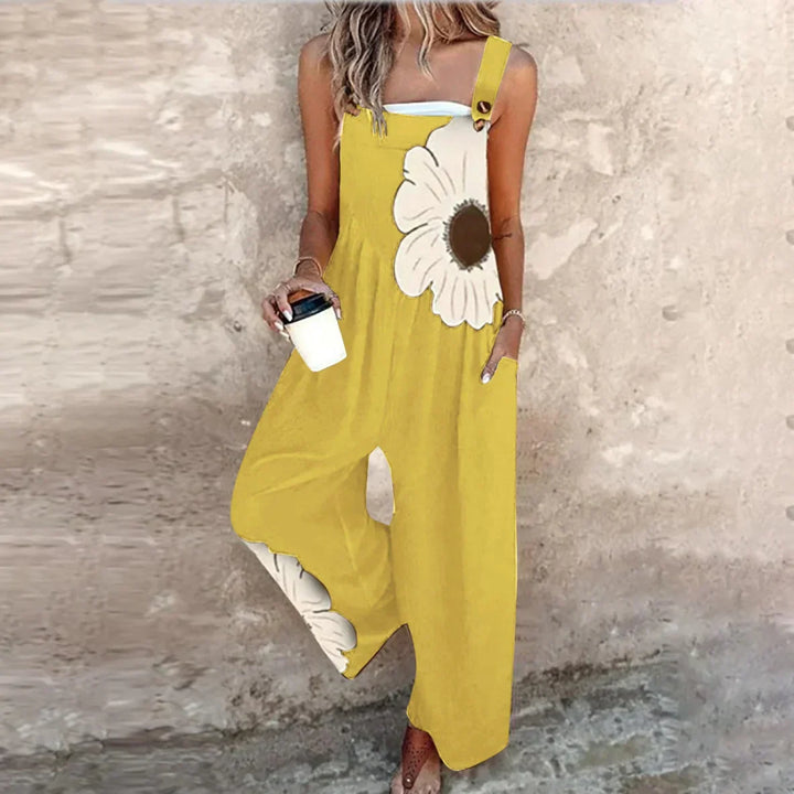 Amanda – Crni Kombinezon s Printom
