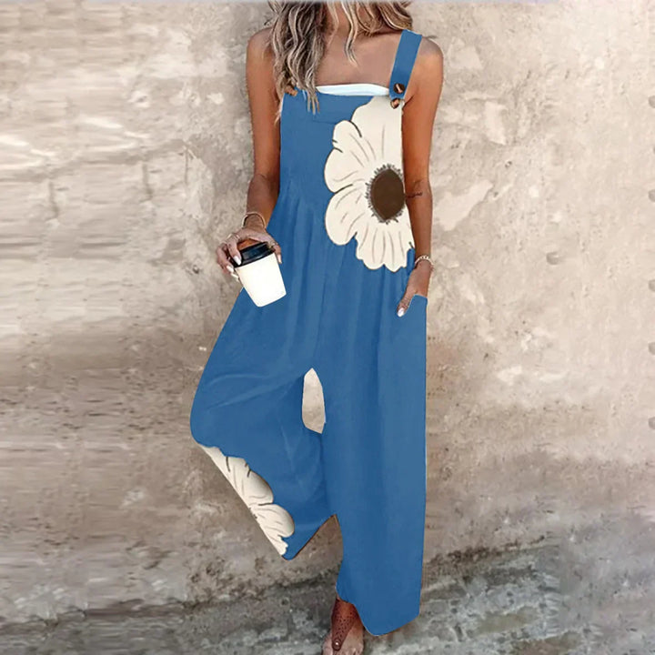 Amanda – Crni Kombinezon s Printom