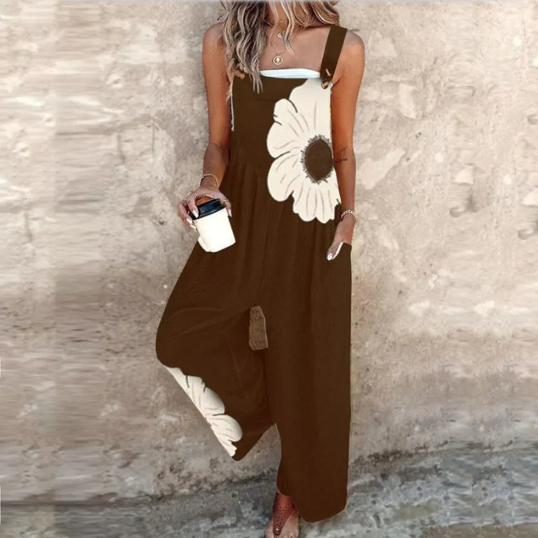 Amanda – Crni Kombinezon s Printom