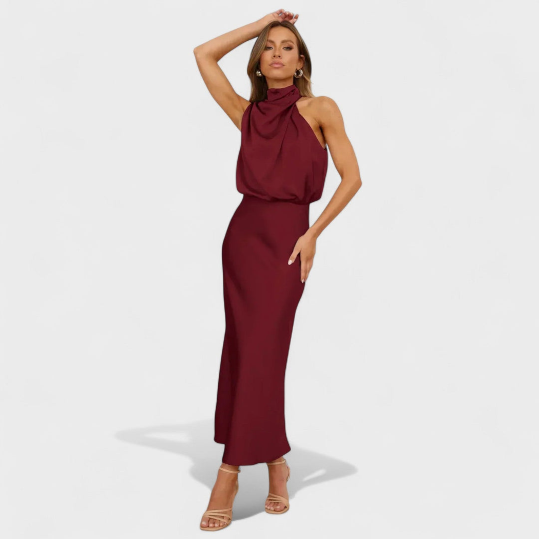 Alda - Elegantna Saten Haljina