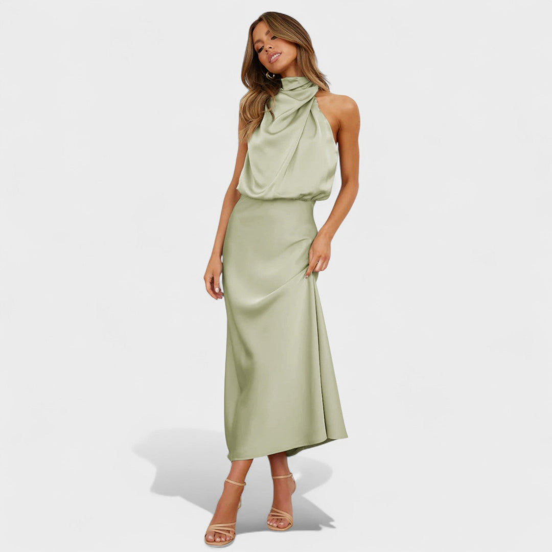 Alda - Elegantna Saten Haljina