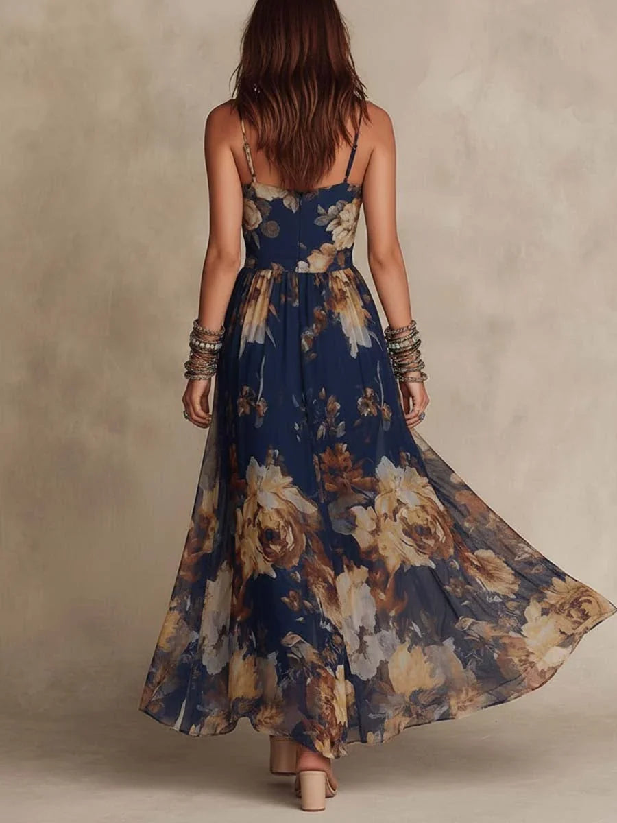 Deborah | Cvjetna Maxi Haljina