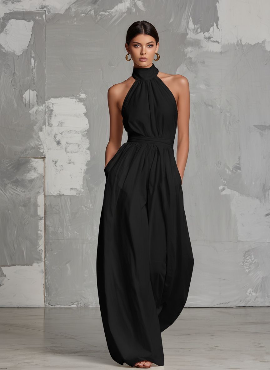 Zoltán - Blusa Halter Sem Mangas