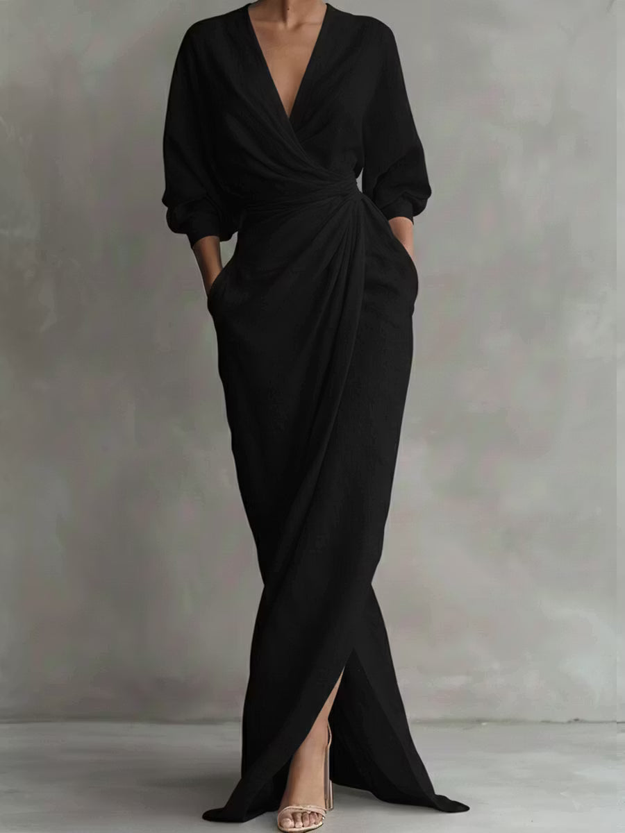 Emma - Vestido Maxi Linho
