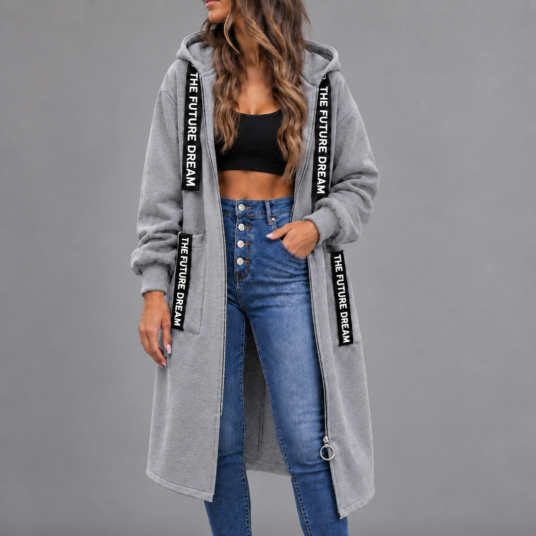 Katarina | Fleece oversized kaput s kapuljačom