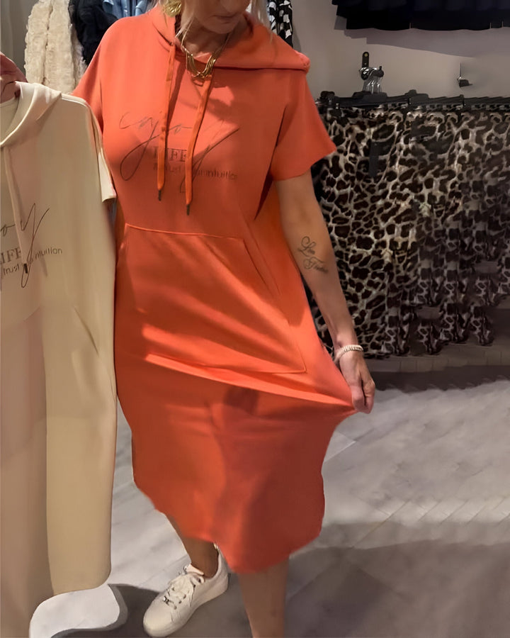 Sásquia - Casual haljina s kapuljačom