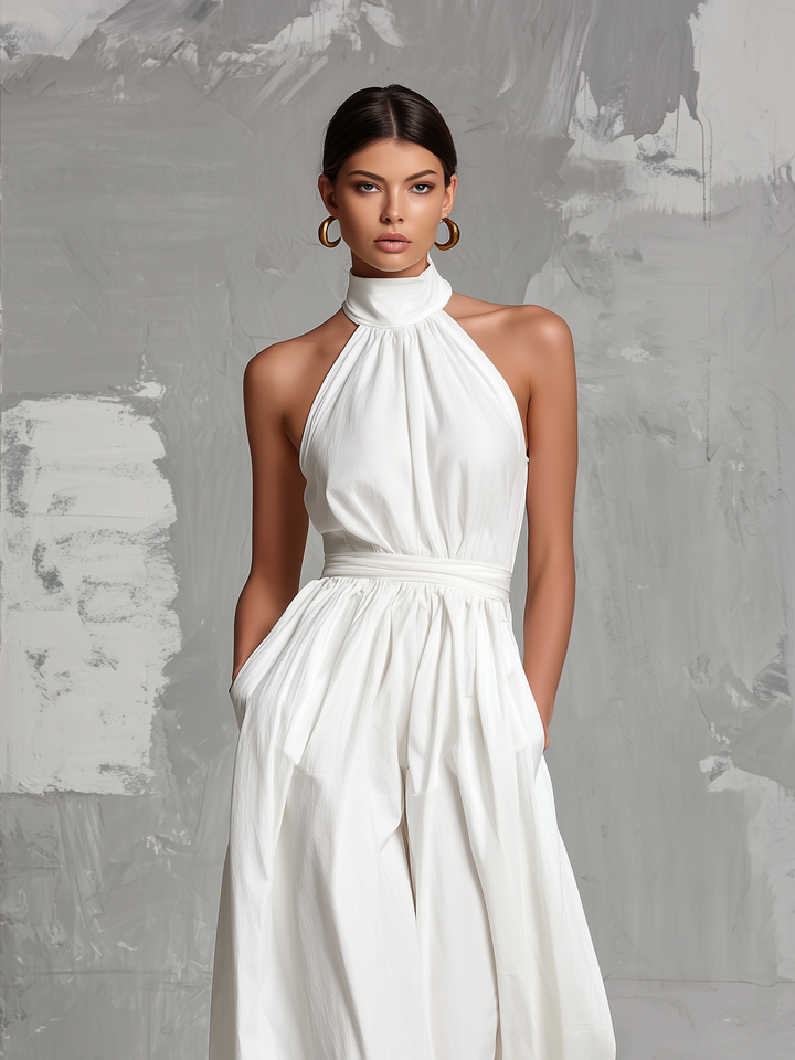 Zoltán - Blusa Halter Sem Mangas