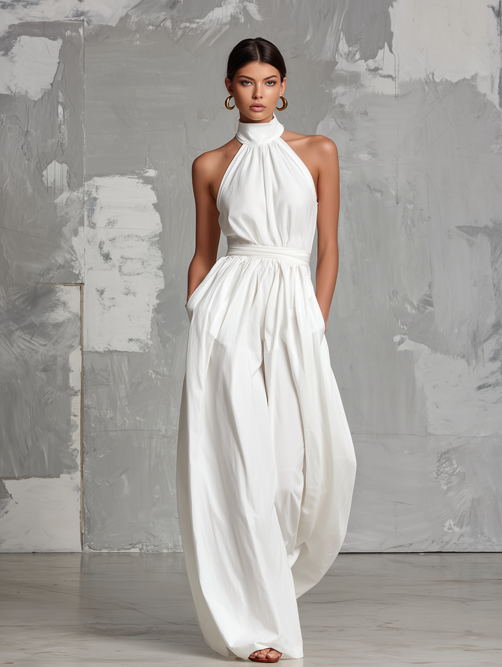Zoltán - Blusa Halter Sem Mangas