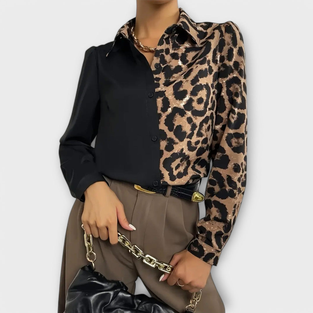 Dunja - Jednostavna Bluza s Leopardom
