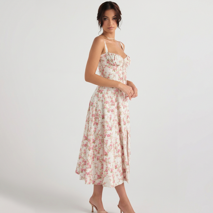 Luana – Tamnoplavi Korzet Midi