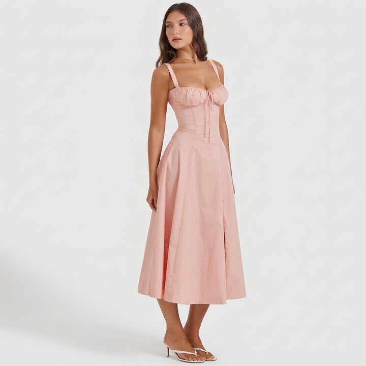 Luana – Tamnoplavi Korzet Midi