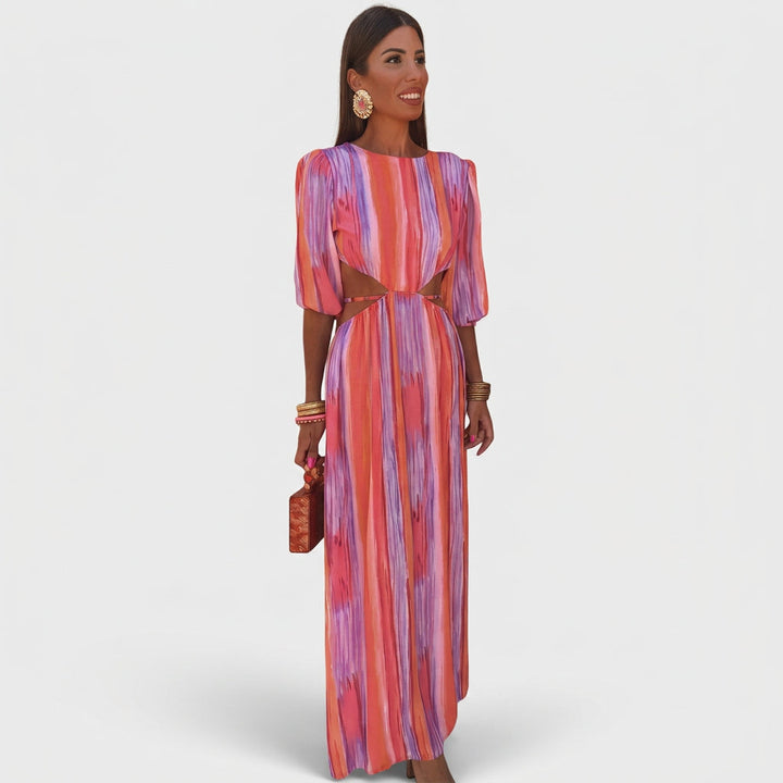 Paloma – Prugasti Print s Izrezima