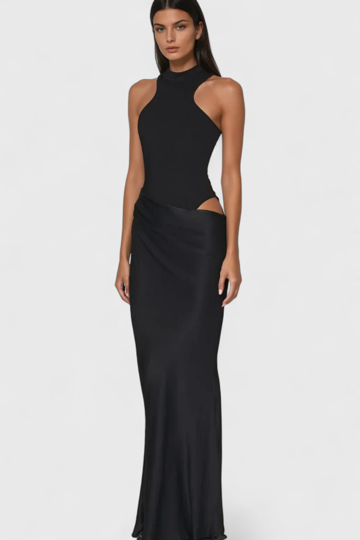 Leona Maxi Haljina s Tank Top Stilom i Izduženom Siluetom