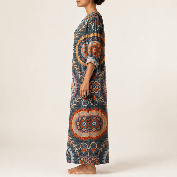 Sara™ | Geometrijska Midi Haljina