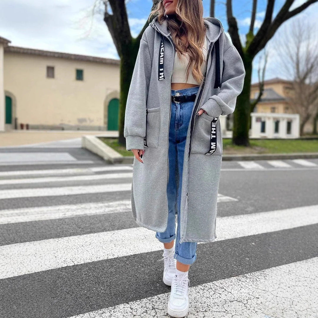 Katarina | Fleece oversized kaput s kapuljačom