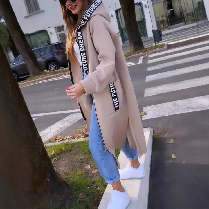 Katarina | Fleece oversized kaput s kapuljačom