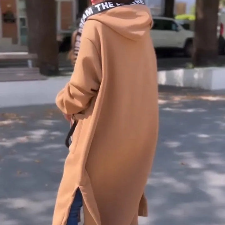 Katarina | Fleece oversized kaput s kapuljačom